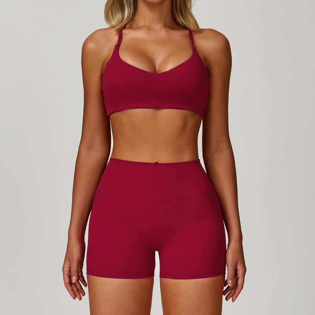 2/3PCS Yoga Suit Sports Set Gym Set Women Tracksuit Running Workout Clothes Long Sleeve Sports Bra Athletic Wear Yoga Clothing - ATFH
