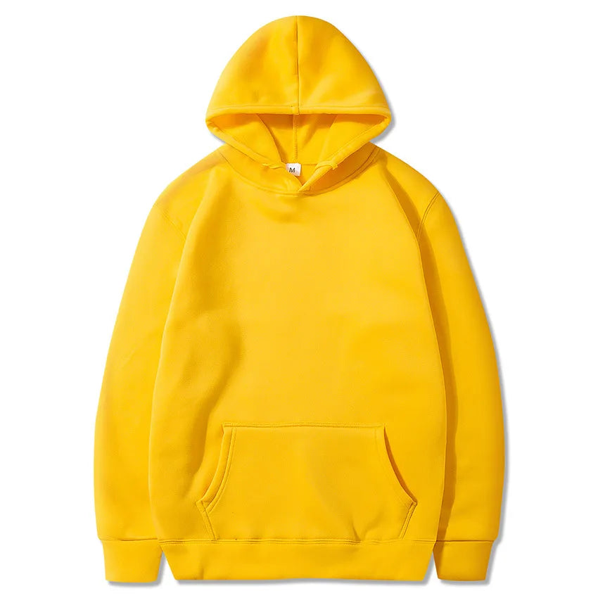 Men's Hoodies New Spring Autumn Casual Hoodies Sweatshirts Men's Top Solid Color Hoodies Sweatshirt Male Casual Tops 11 Colors - ATFH