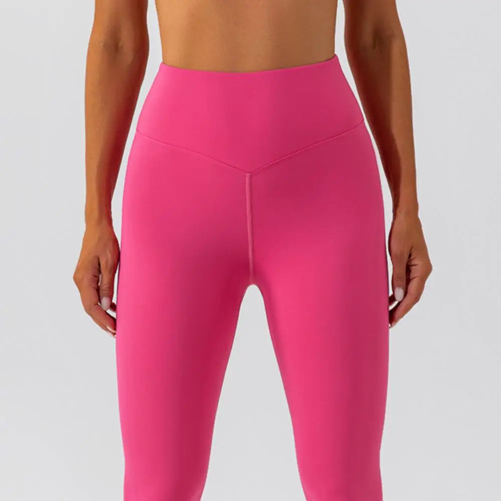 Sports Pants Lines Lifting Buttocks Sports Tight Pants Women's Breathable Quick-drying Elastic Fitness Pants Runnings Yoga Pants - ATFH