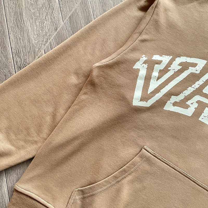 SAINT VANITY alphabet print simple pop casual hoodie - ATFH