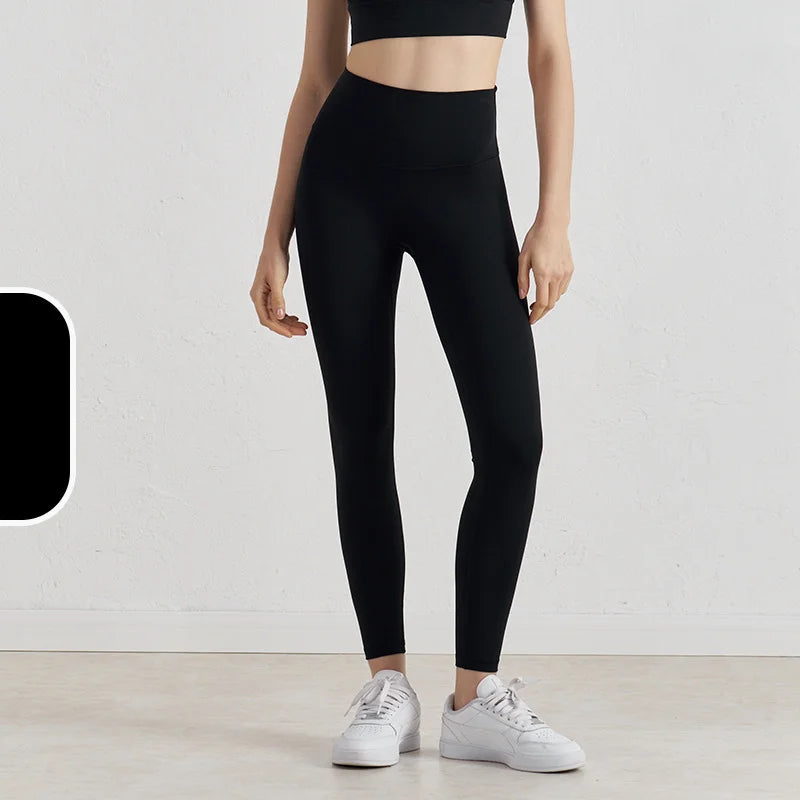 New 35 Colors Naked Feeling Yoga Pants High Waist Seamless Leggings Sport Women Fitness Gym Leggings With Pocket - ATFH
