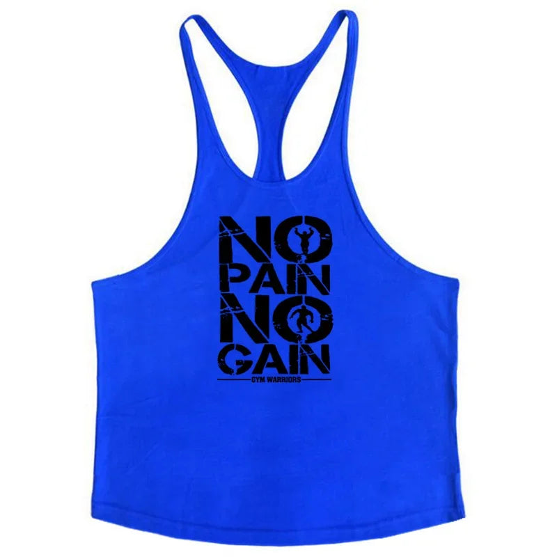New Bodybuilding men Stringer Tank Top print Fitness Singlets Sporting Vest muscle Sleeveless Tanktops shirt