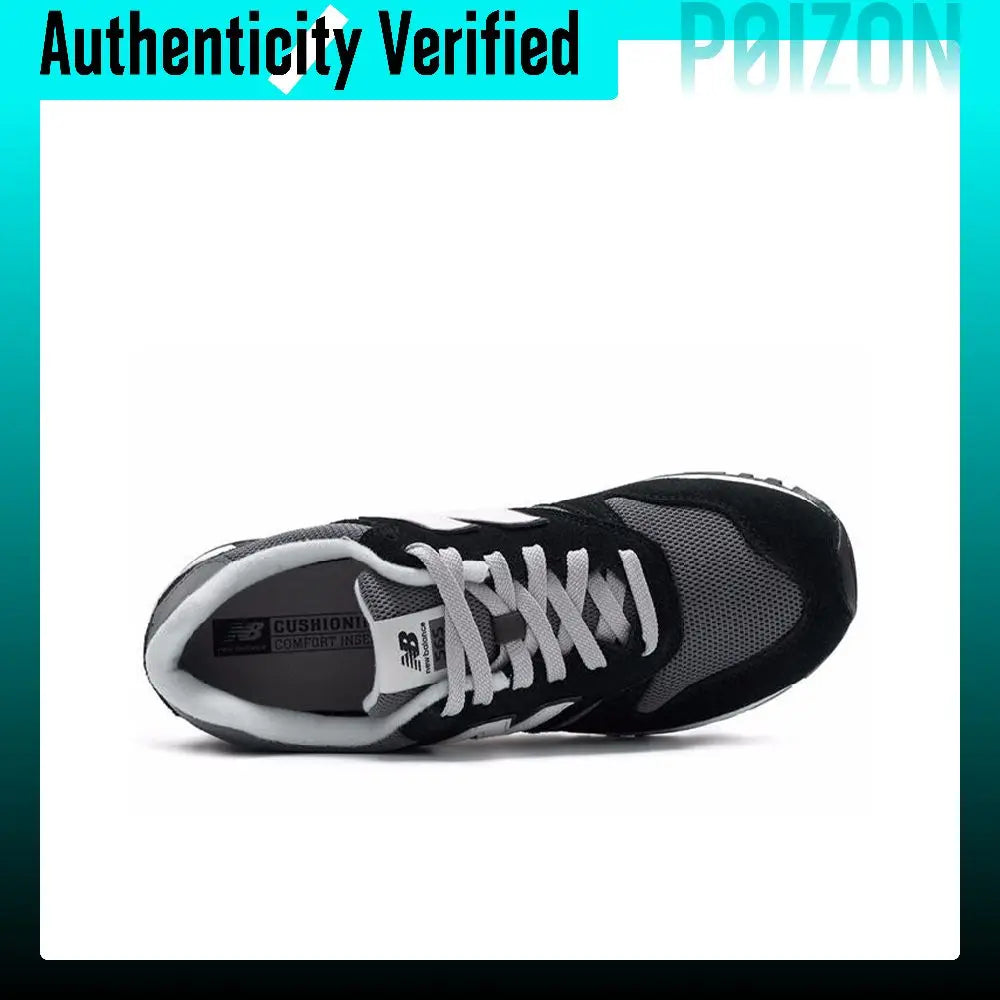 New Balance NB 565 Comfortable Breathable Low top Casual Running Shoes Unisex Gray Black ML565CBK