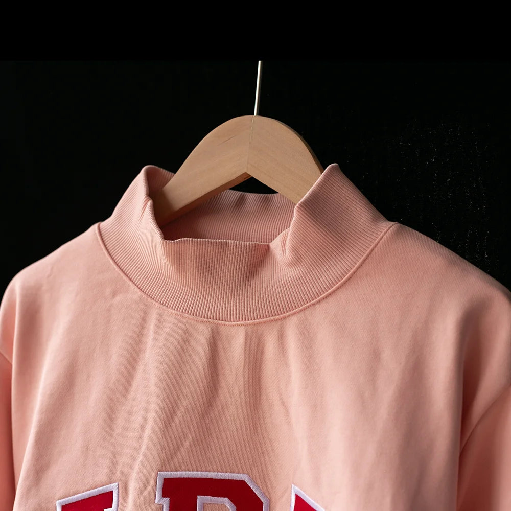 Rowan AAPK-Y046-2 Women O-Neck Long Sleeve Female Pullover Love Letter Embroidery Sweatshirts Vintage Casual Sport Lady Top 2026 - ATFH