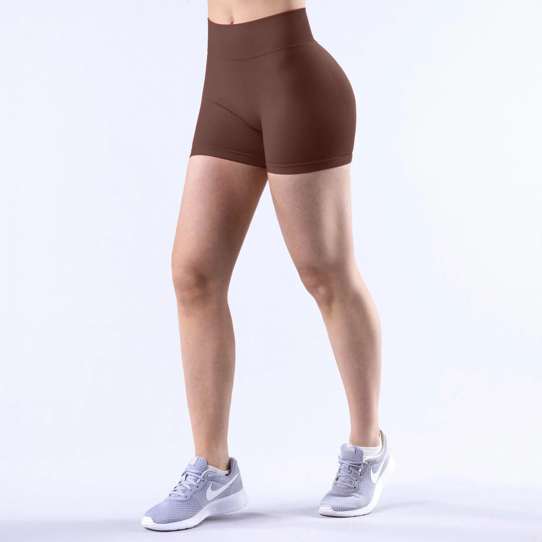 DYF Impact Seamless Sports Shorts Women Booty Yoga Shorts Quick Drying Fitness Tights Solid Workout Scrunch Customizable Lable