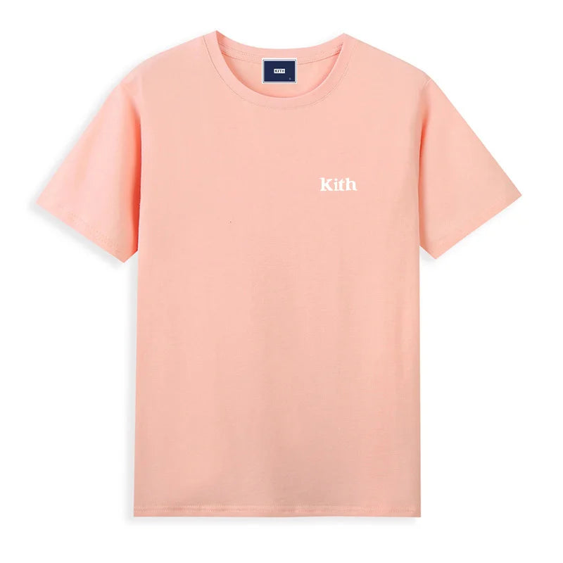 Hot Sales Cotton High-quality Embroidery Logo T-shirt Men/Women Summer Loose Short Sleeve Tops Fashion Round Neck Classic Tees ATFH