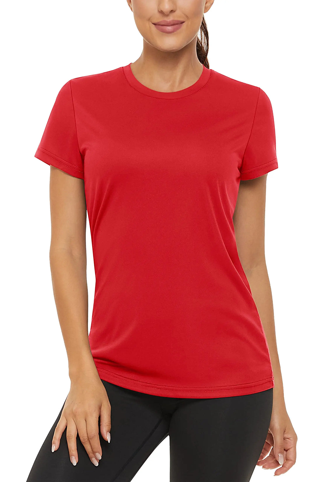 TACVASEN Summer Casual Performance T-shirts UPF 50+ Quick Dry Womens Sun Protection T-shirt Outdoor Running Swim Tee shirts Tops - ATFH