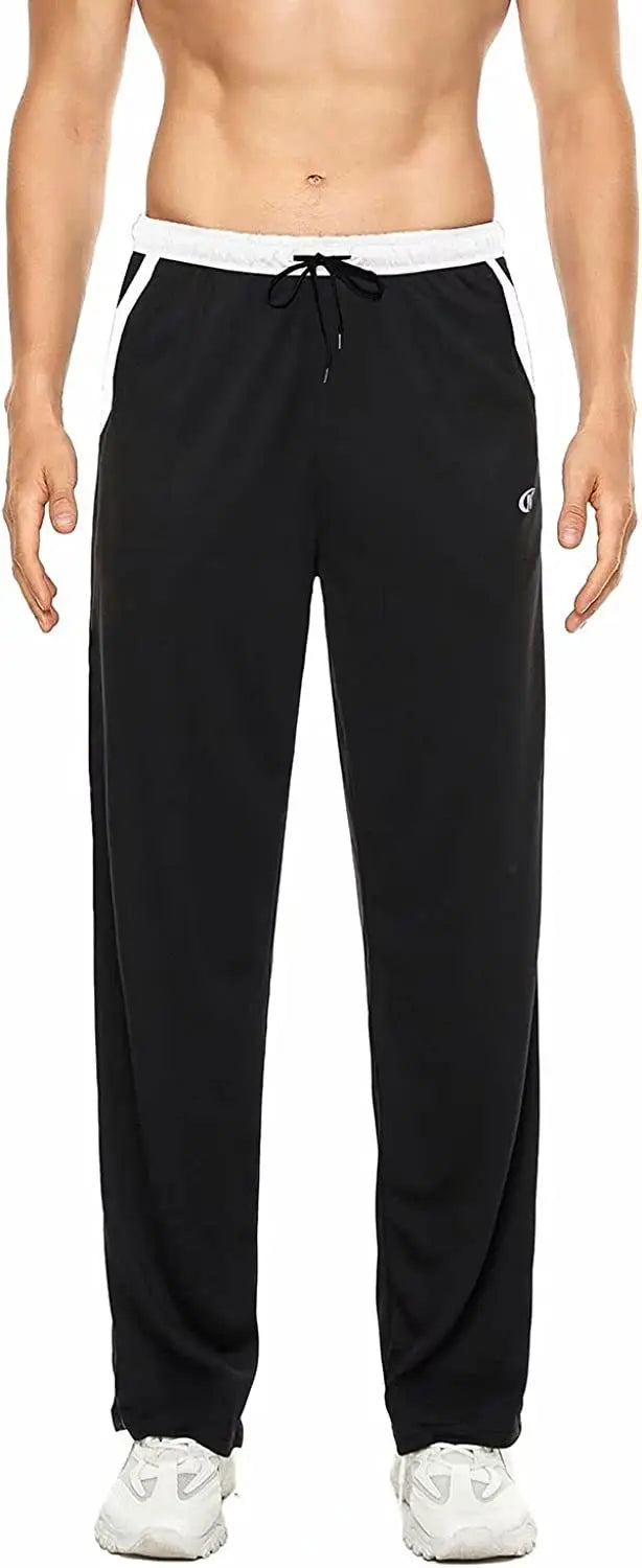 Men Sweatpants Running Sport Pants Drawstring Lightweight Solid Joggers Sport Streetwear Casual Breathable Trousers Tracksuit