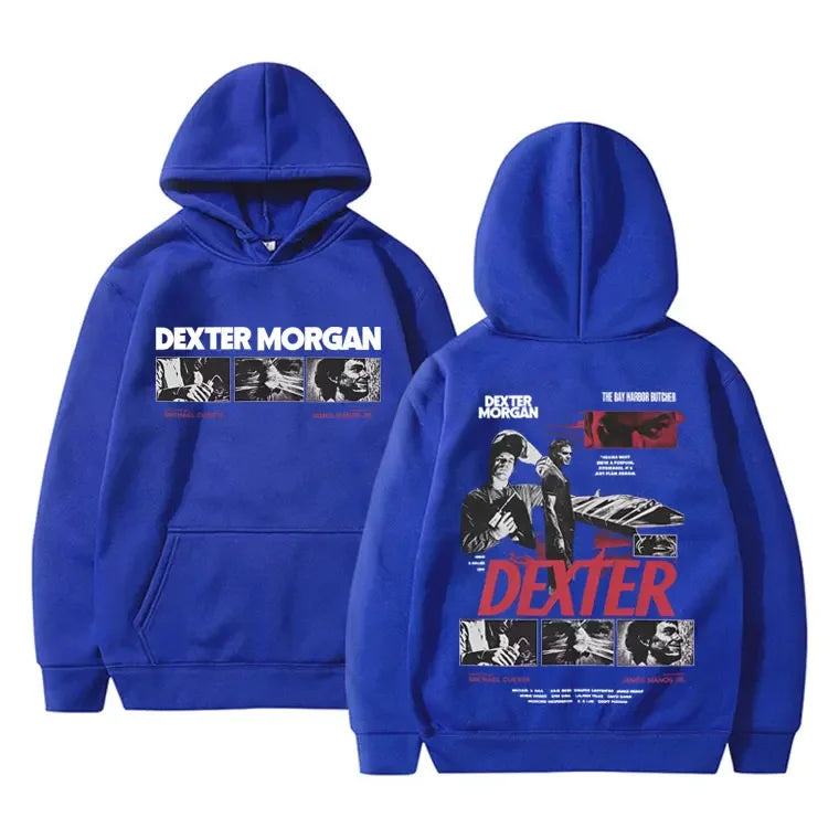 TV program Dexter Morgan The Bay Harbour Butcher Men's hoodie Casual hoodie Retro fashion Y2K Comfortable Sweatshirt - ATFH