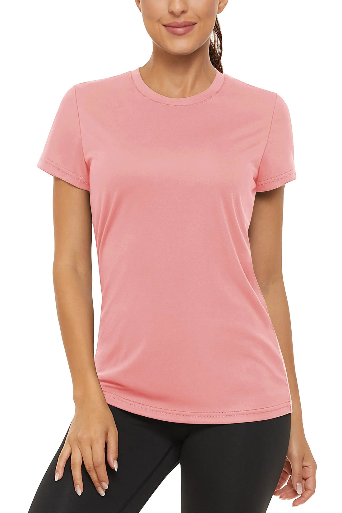 TACVASEN Summer Casual Performance T-shirts UPF 50+ Quick Dry Womens Sun Protection T-shirt Outdoor Running Swim Tee shirts Tops - ATFH