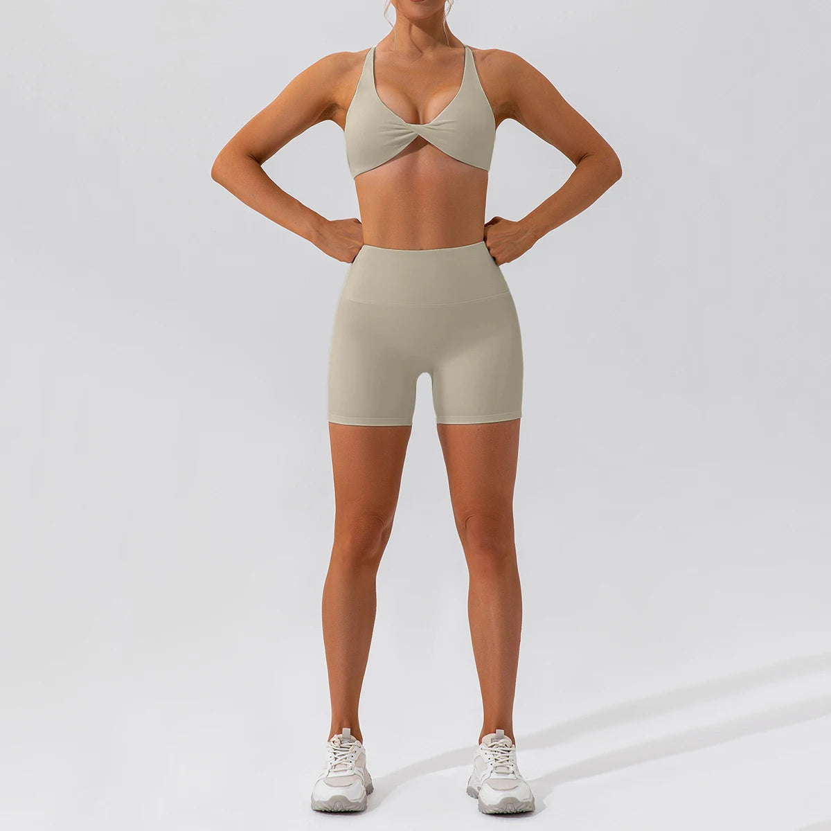Summer 2PCS Yoga Suit Sports Set Women Quick-Dry Gym Set Women Tracksuit Running Workout Long Sleeve Sports Shirt Yoga Clothing - ATFH