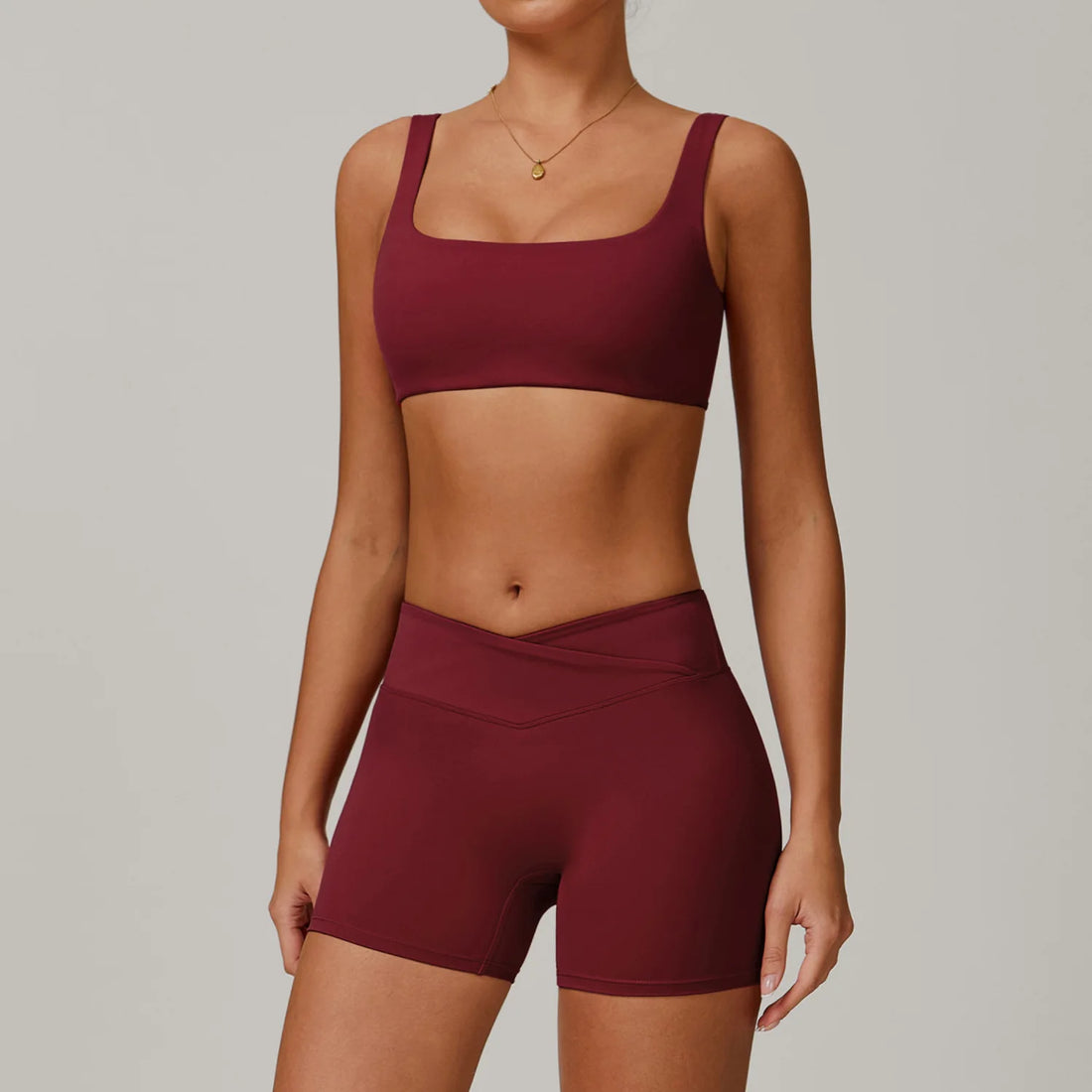 2 Pieces Yoga Set Workout Sets Women Tracksuit Gym Push Up Fitness Running Workout Clothes Sport Bra Leggings Suit Activewear - ATFH