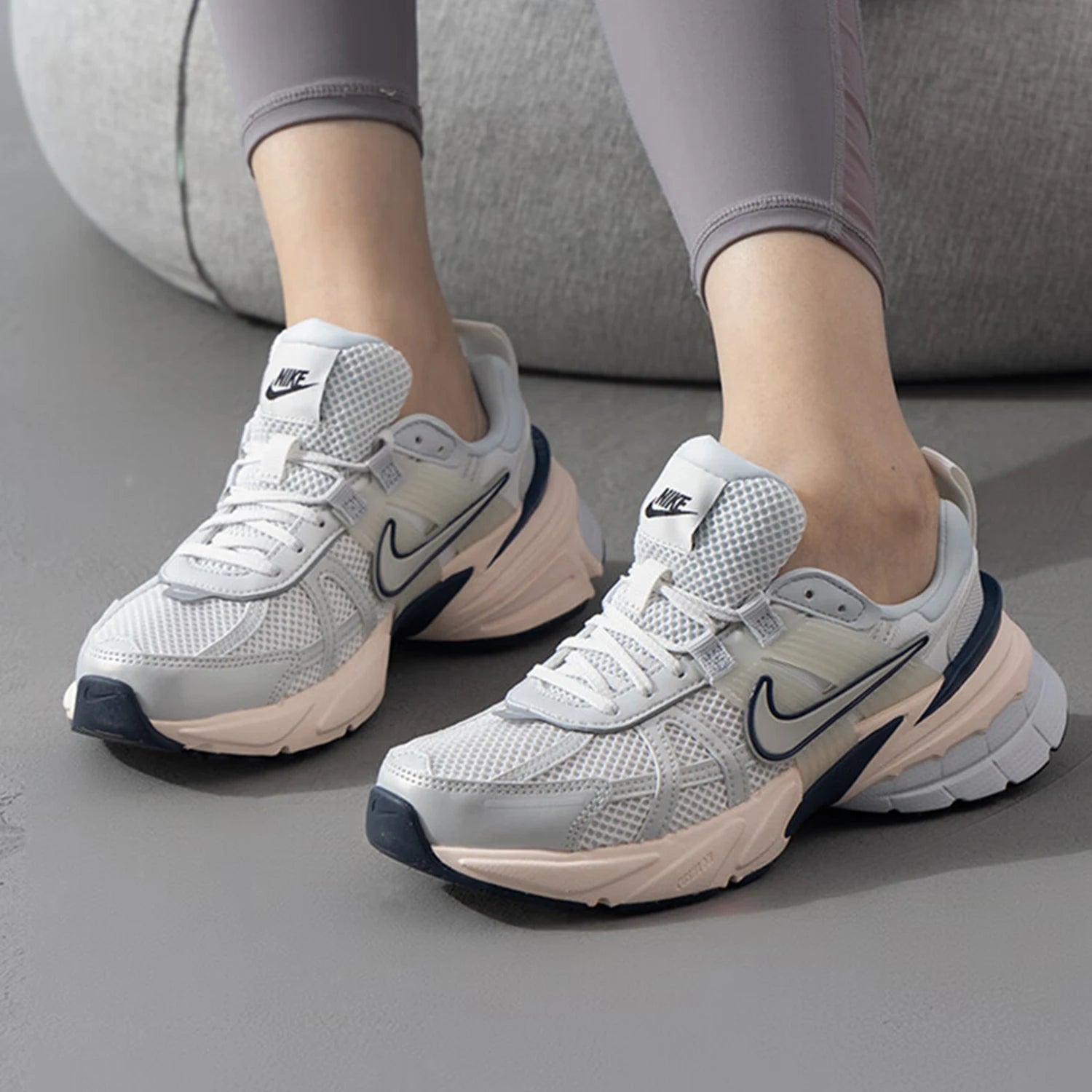 Nike official genuine 2024 new women's thick soled retro breathable casual shoes FD0736-004 ATFH
