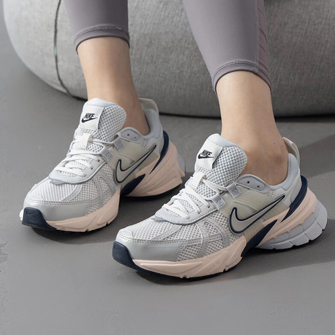 Nike official genuine 2024 new women's thick soled retro breathable casual shoes FD0736-004 ATFH