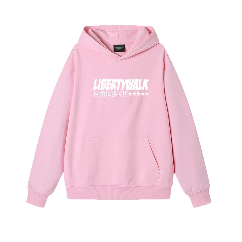 High Quality Liberty Walk printed Hoodies Men women harajuku car Graphics Sweatshirt Unisex Fleece vintage Long sleeve pullovers - ATFH