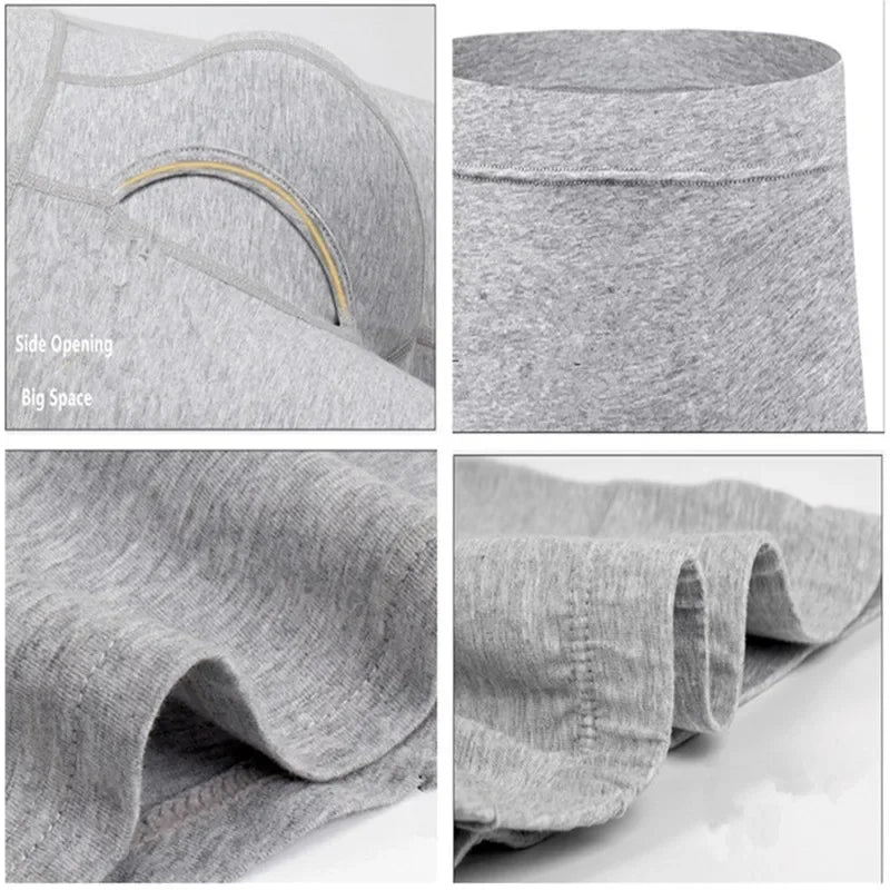 High Waist Cotton Boxers Men Abdominal 150KG Sports Bodyshape Panties Plus Size 9XL 8XL Underpants Warm Belly Protection Shorts
