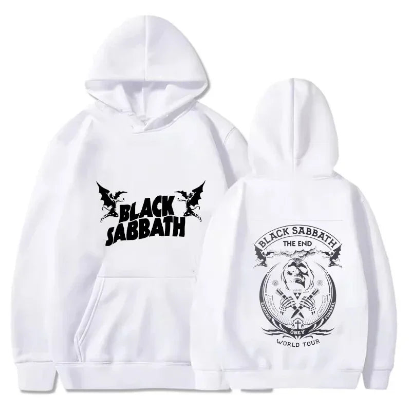 Fall Hoodie - Weekend Men's Retro Rock Women's Casual Printed Heavy Metal Band Album Concert Black Sabbath Music Style Sweater