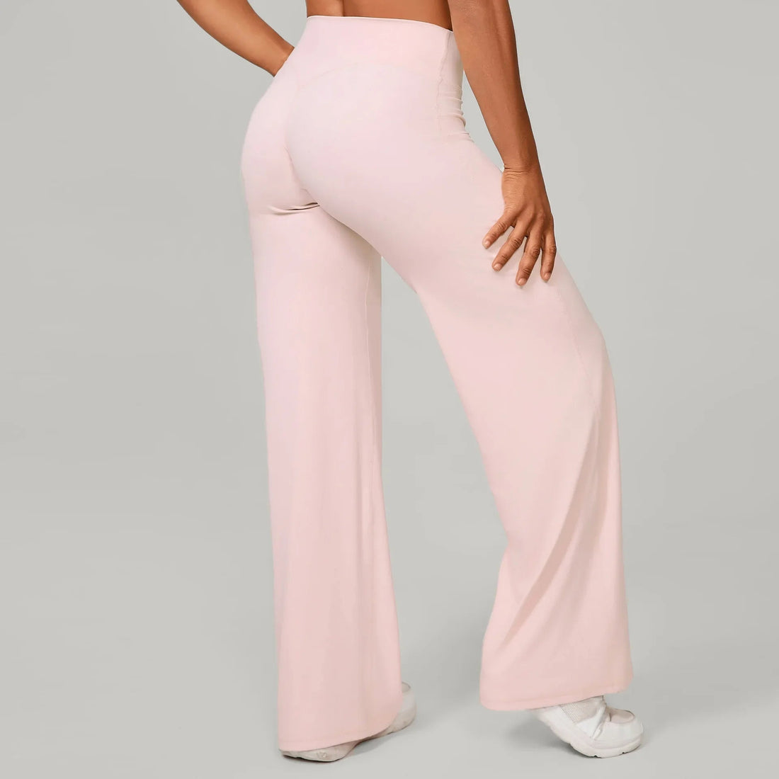 Women Straight-Leg Sports Pants Gym Clothing Naked Feeling Compression Wide Leg Yoga Leggings Pilates Fitness Tights XP01 ATFH