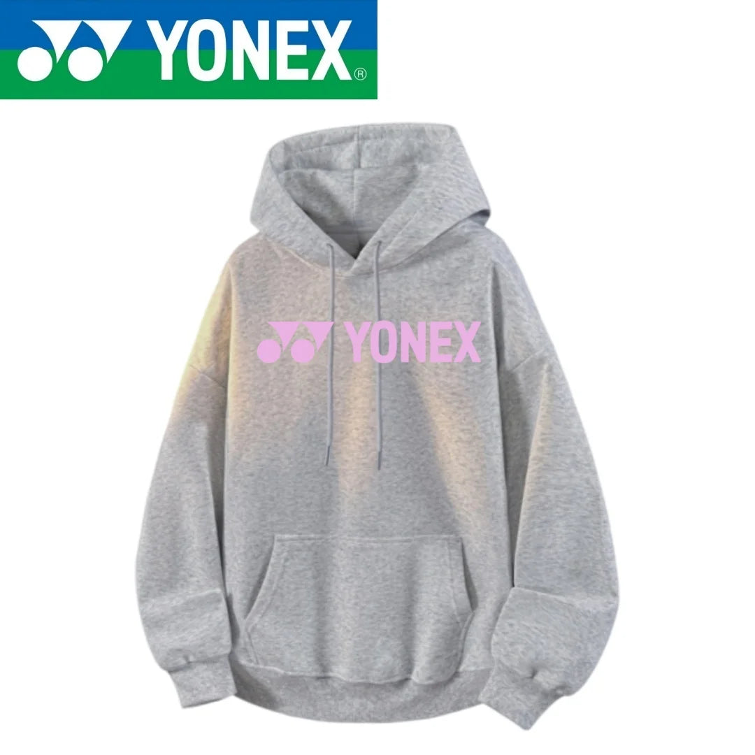 YONEX2026 new cotton hooded jacket, essential for outdoor sports such as badminton, tennis, running, and keeping warm with multi
