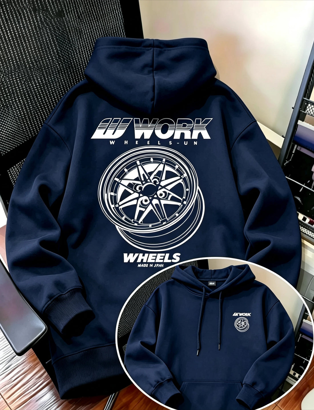 Hotsale Hoodie Men Vintage Japan Auto Tuning Culture casual Hooded Sweatshirt Oversized Loose Streetwear Pullover With Pocket
