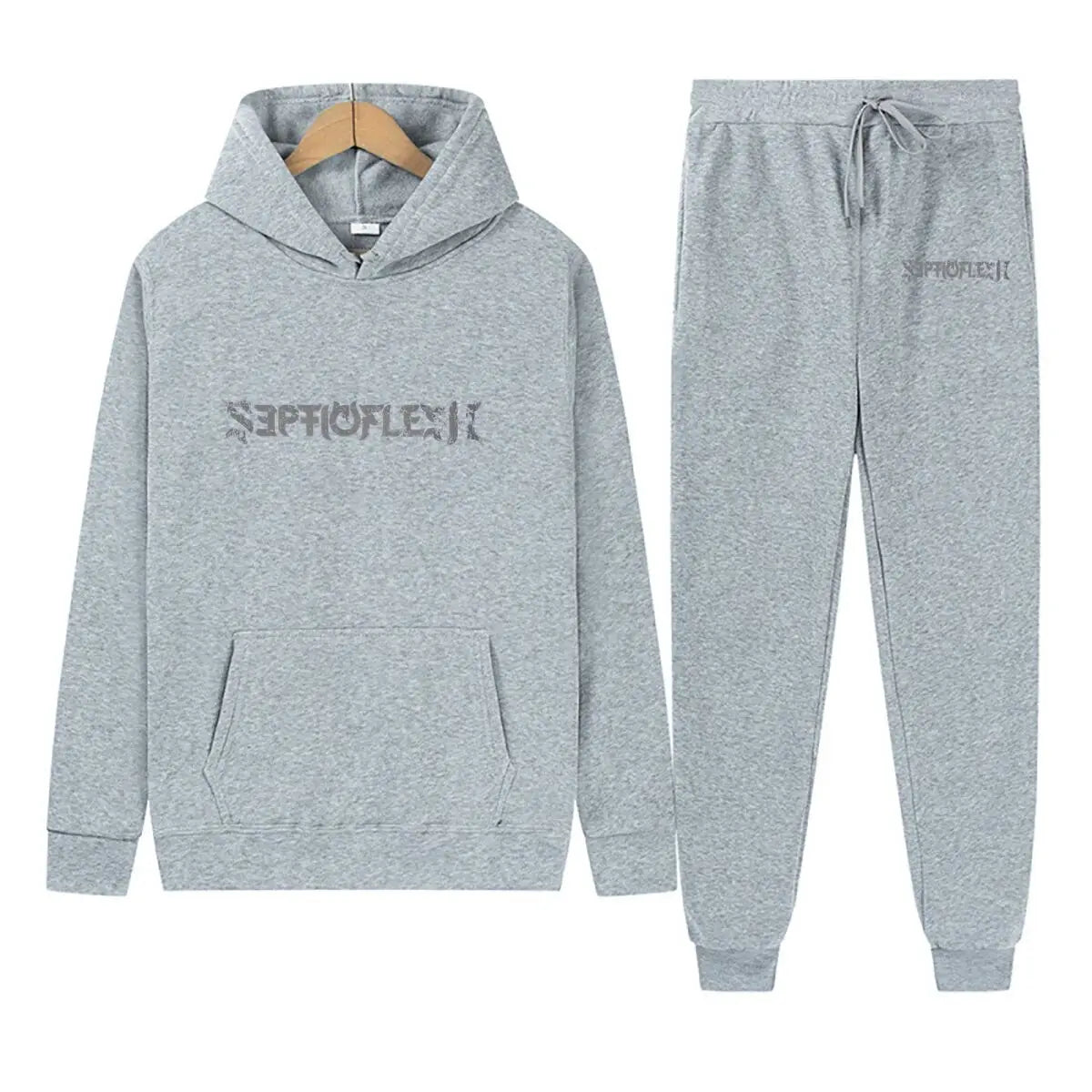 Septoflex Logo Art Print Hoody Autumn Casual Sportswear - ATFH