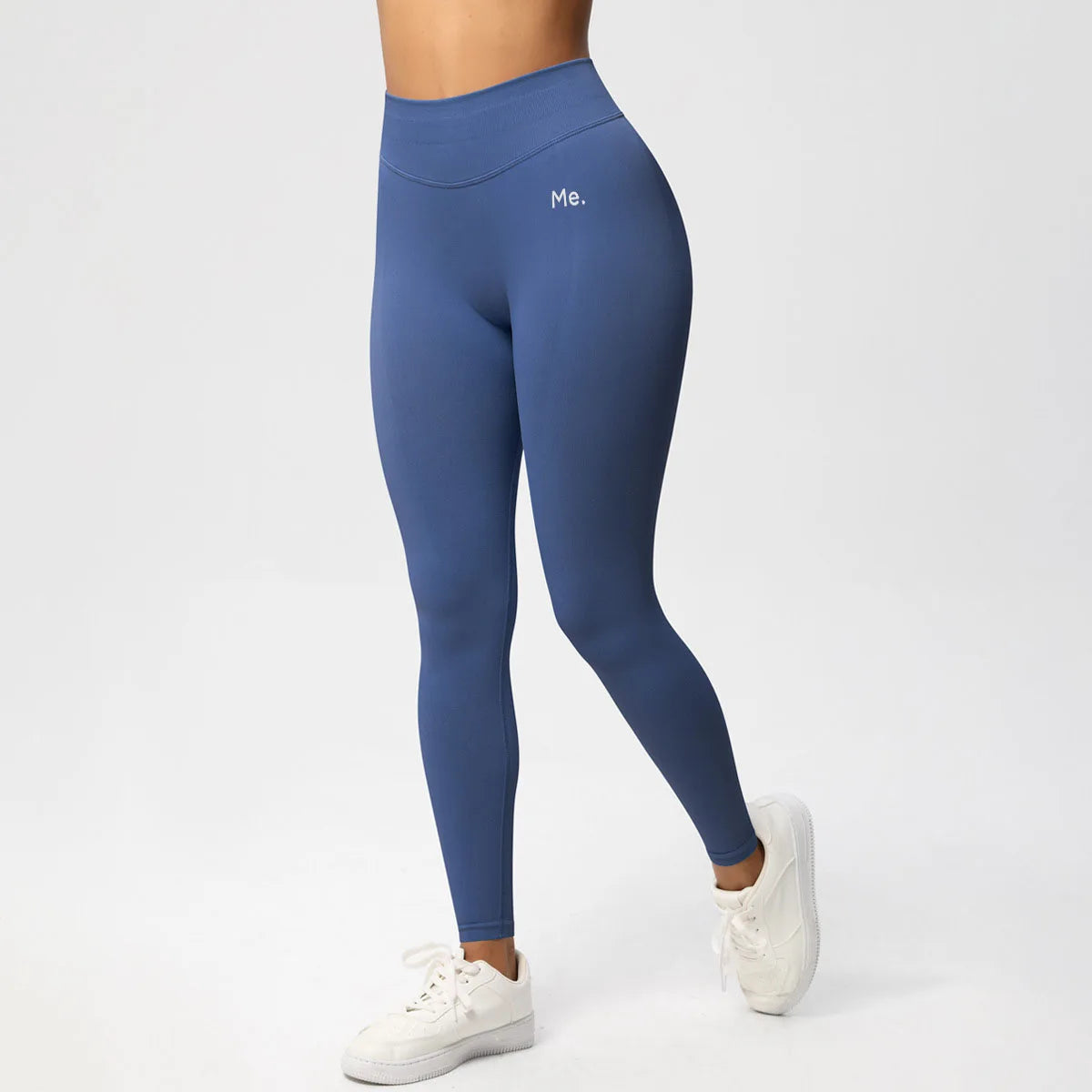 BetterMe New High Waist Solid Leggings Women Seamless Fitness Yoga Elastic Leggings Push Up Butt Knit Fashion Gym Workout Pants - ATFH
