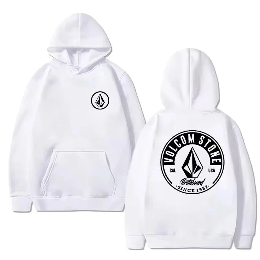 2026 Fashion Hoodie Women and man Hoody Volcom Stone Double-sided Casual Graphic Sports Tops Breathable Streetwear Clothing