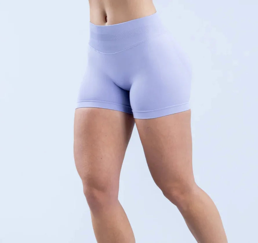 SHINBENE 4.5"  Women High Waist Shorts Yoga Seamless Exercise Scrunch Biker Booty Fitness Shorts Tahsi Fashion House