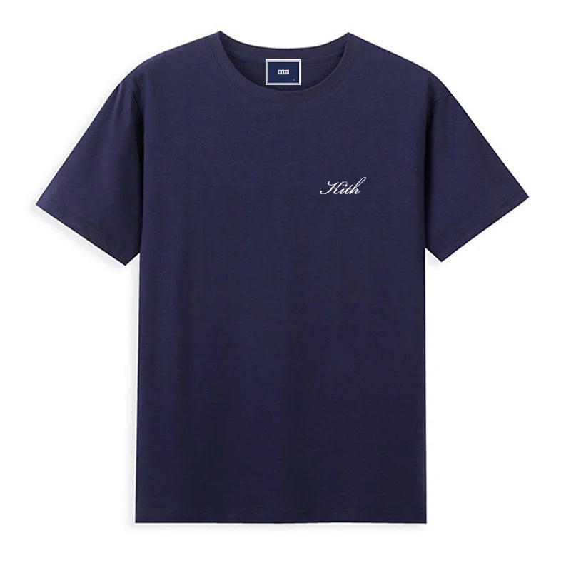 Hot Sales Cotton High-quality Embroidery Logo T-shirt Men/Women Summer Loose Short Sleeve Tops Fashion Round Neck Classic Tees ATFH