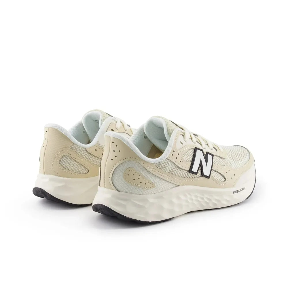 New Balance NB Fresh Foam Arishi v4 Men's Snug Lightweight Rebound Low-Top Casual Running Shoes, Off-White MARISTC4
