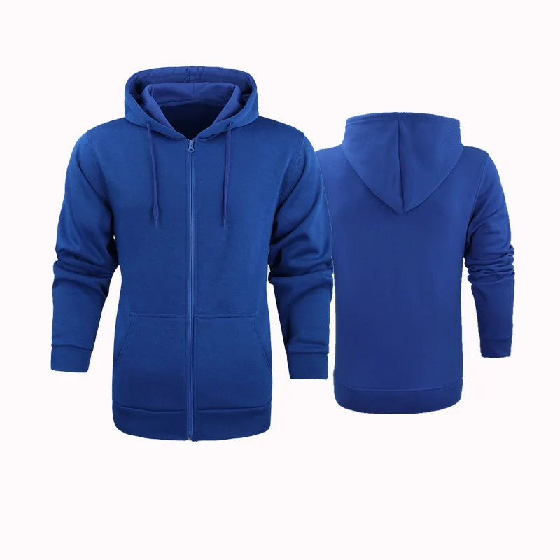 Fashionable casual zipper hoodie, hip-hop street sports shirt, skateboarding men's/women's pullover, men's hoodie - ATFH
