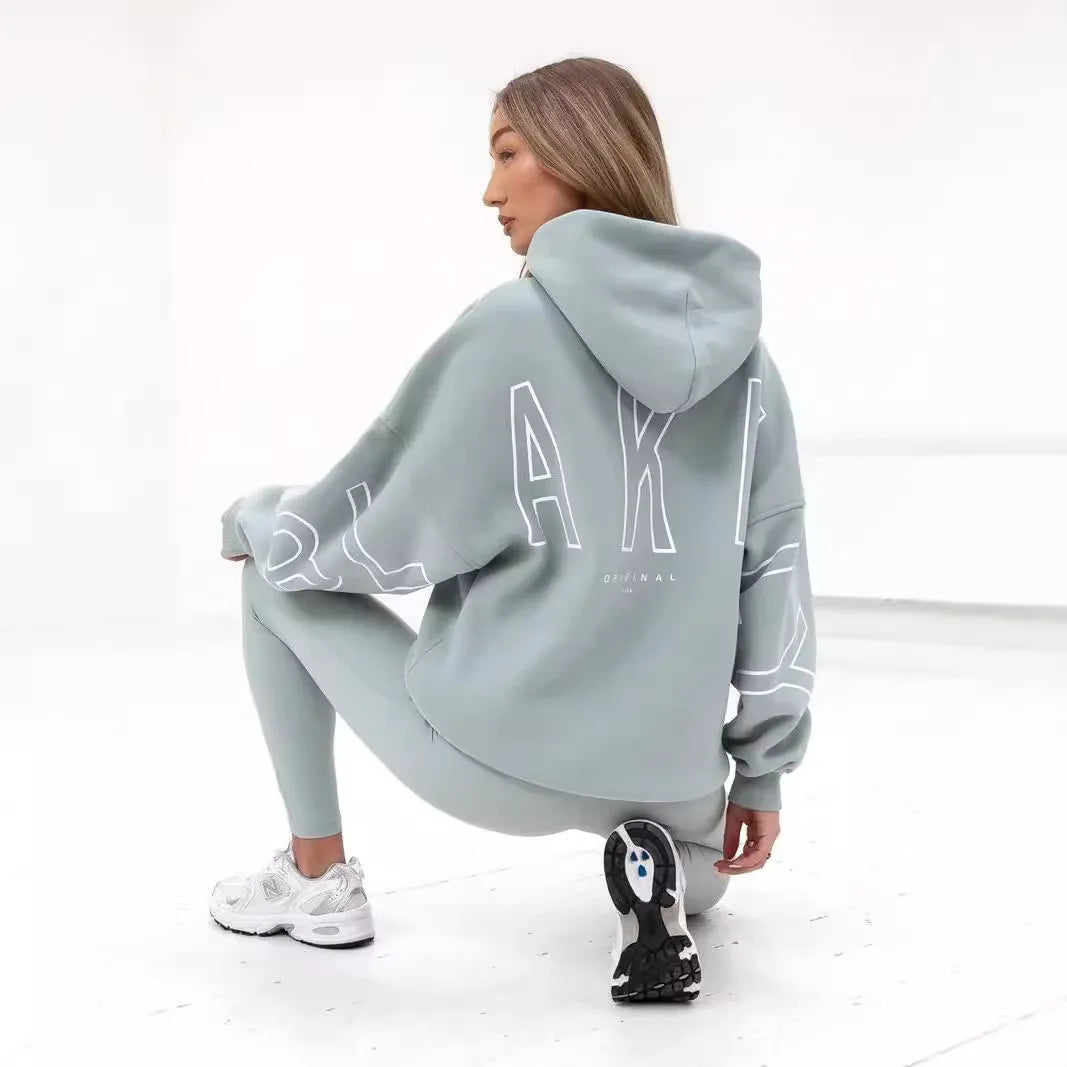 Hip-hop Harajuku High Street Trendy Brand Letter Print Oversized Hoodie Men Y2K 2025 Retro Gothic Punk Casual Sweatshirt Women - ATFH