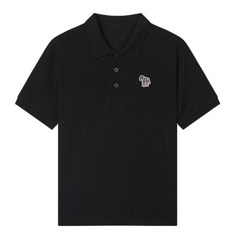 Hot Sales New Men's Women Quality Polo Shirt Little Cartoon Embroidery T-shirt Cotton Comfortable Short Sleeve Summer Tees Tops