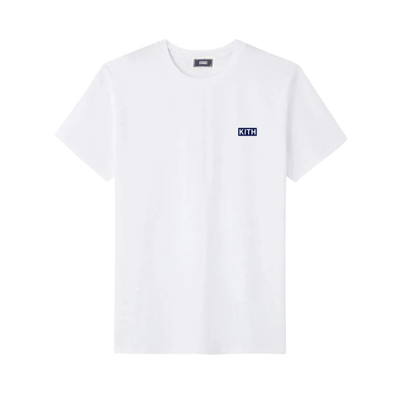 Summer Exported to Japan Korean Cotton Men Women T-shirt Embroidery letter Logo Couple Casual Loose O-Neck Short Sleeve Tees ATFH