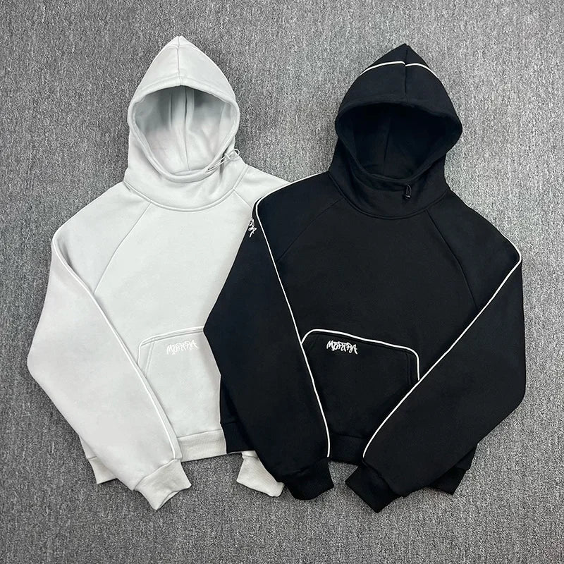 High Quality 25ss Mertra Hoodie Sweatshirts Embroidery Logo Clothes Men Women Winter Autumn Casual Loose Hooded Pullovers - ATFH