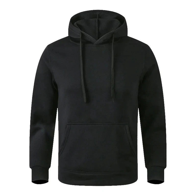 Men Women Hoodie Casual Sweatshirt Women's Hoodies Sports 2023 New Hoodie Fleece Black White Hoodie Minimalism Couple Clothes - ATFH