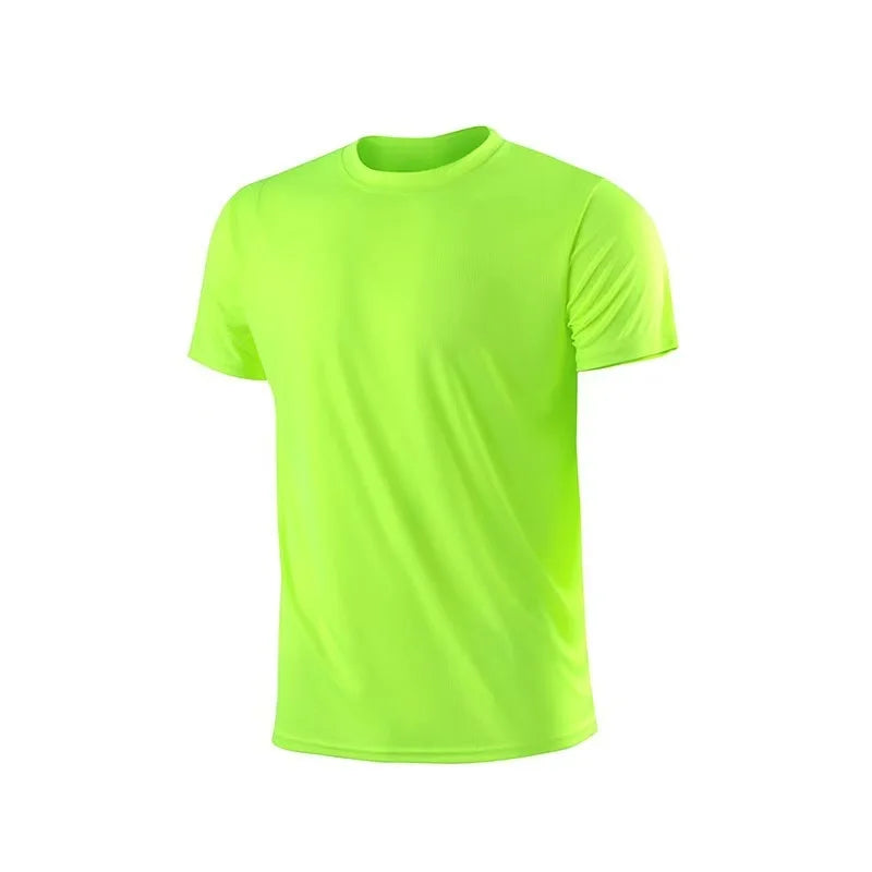 Summer Sport Gym t Shirt Men Quick Dry Running Bodybuilding Shirts Men Short Sleeve Fitness Tops Oversized Brazil t-Shirt Jersey