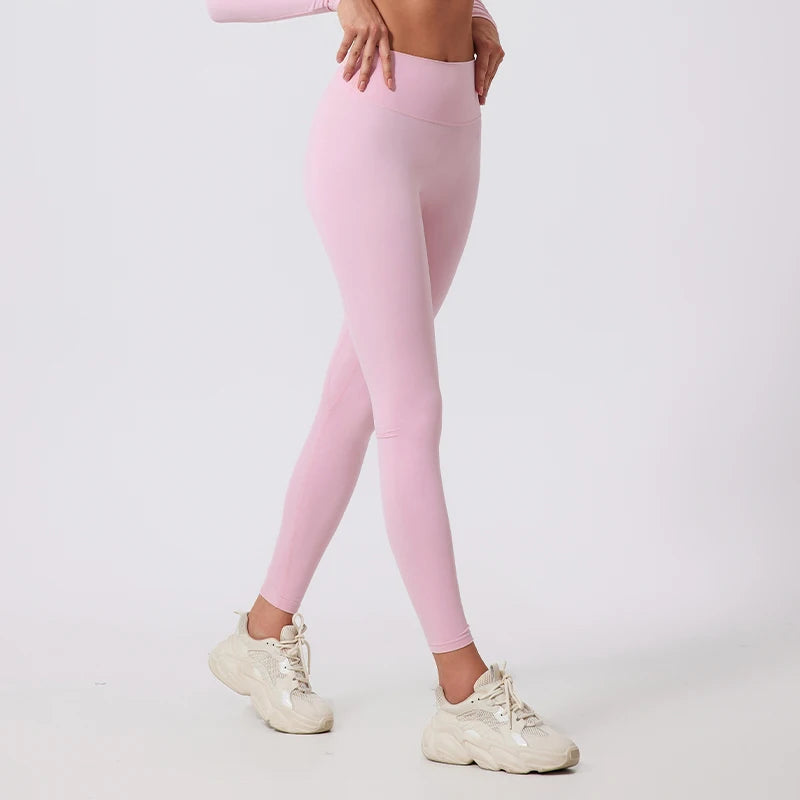 New Summer High Waist Sport Legging Women Breathable Tight Pants Outdoors Sportswear Woman Gym Sports Pants Yoga Women's Pants ATFH