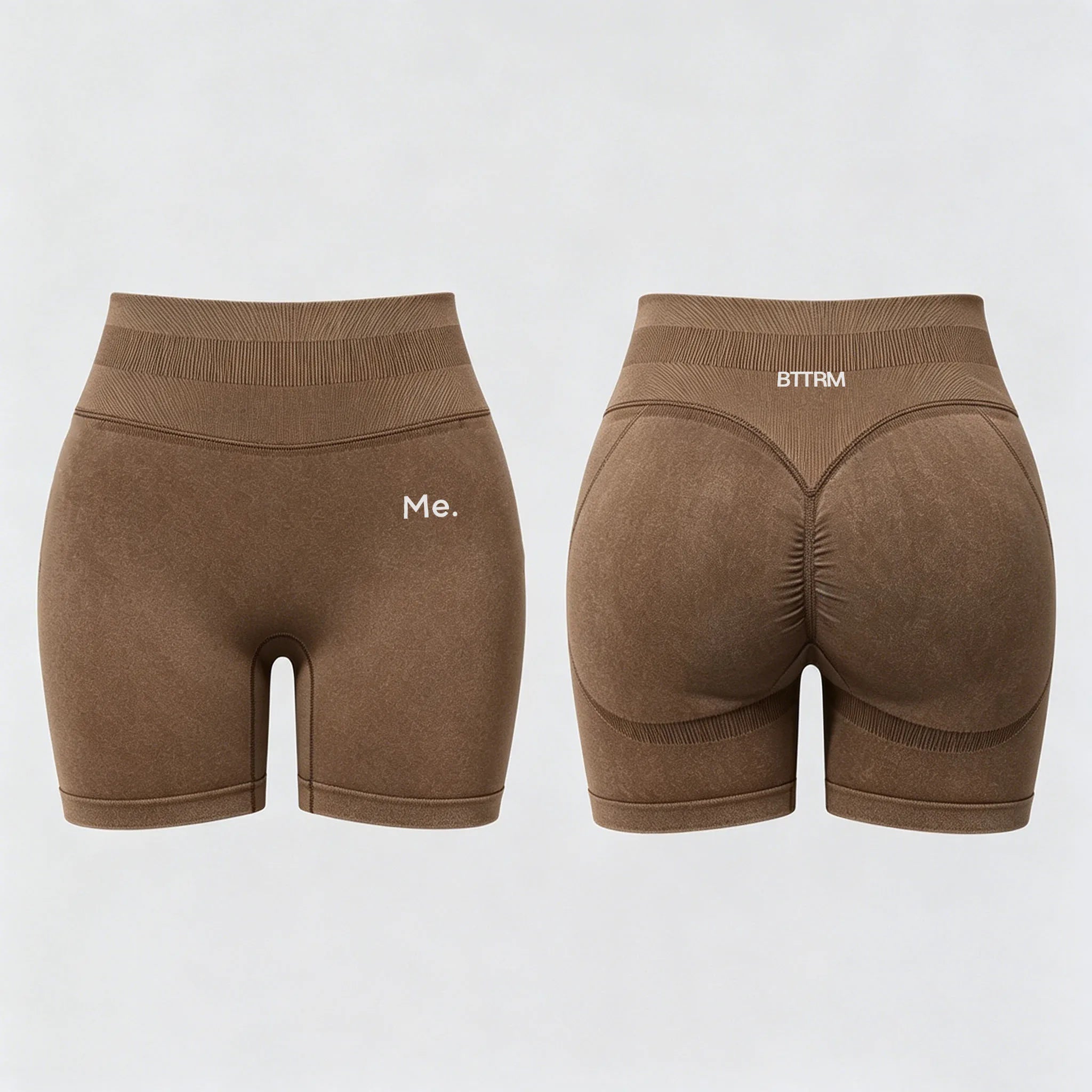 BetterMe High Waist Yoga Shorts Women Sand Washed Yoga Shorts Workout Shorts Fitness Yoga Lift Butt Fitness Yoga Gym Running Sho