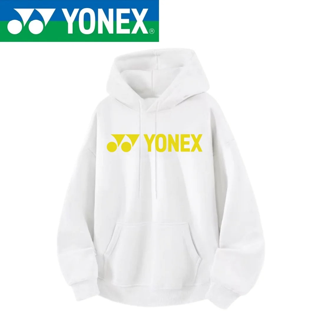 YONEX2026 new cotton hooded jacket, essential for outdoor sports such as badminton, tennis, running, and keeping warm with multi