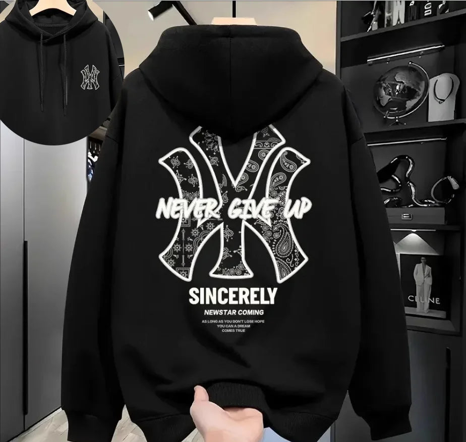 2026 Couple Collection - New Men's Hoodie for Autumn_Winter - American Retro Style