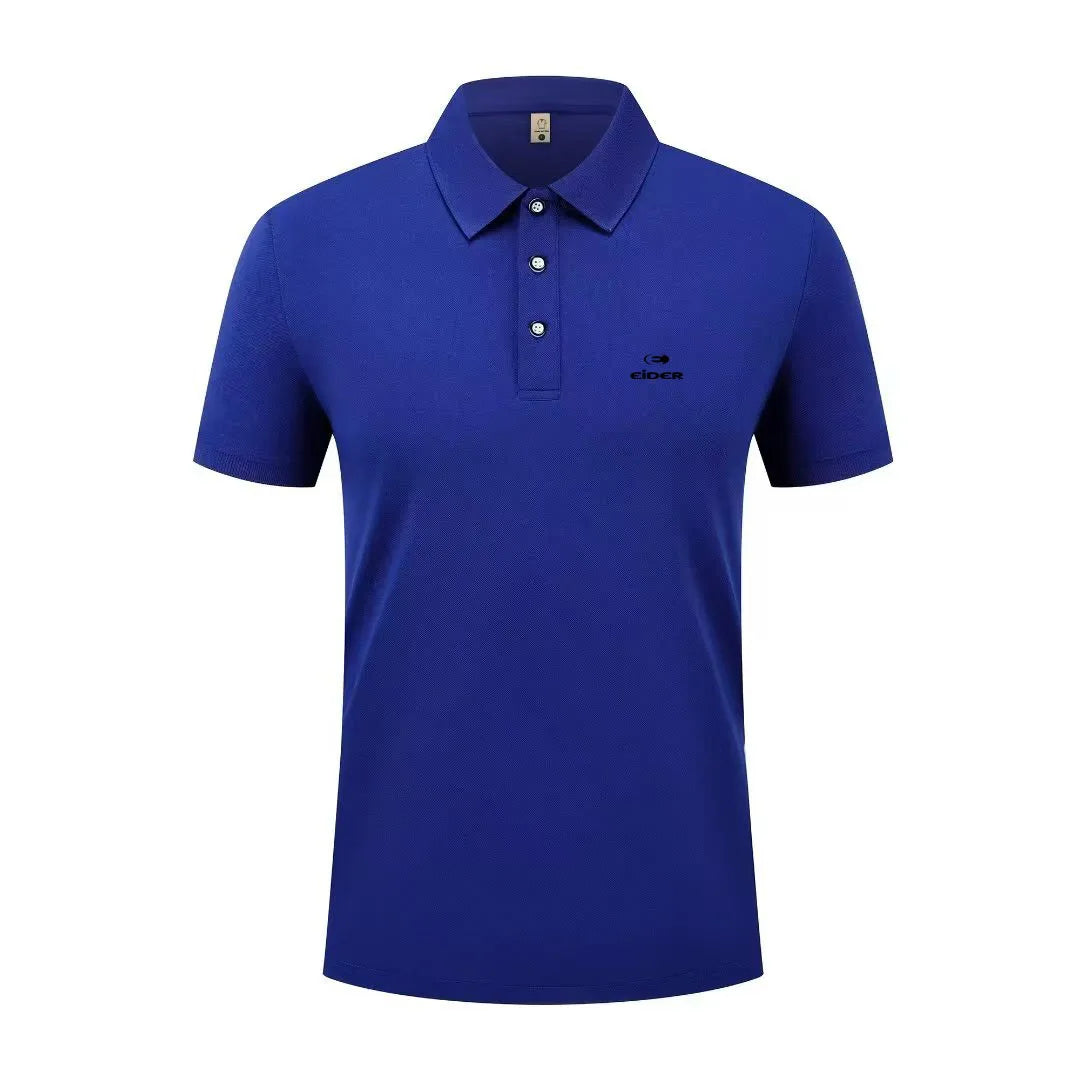 Basic solid color short sleeved polo shirt for men and women, summer polo shirt top, daily casual style, machine washable,