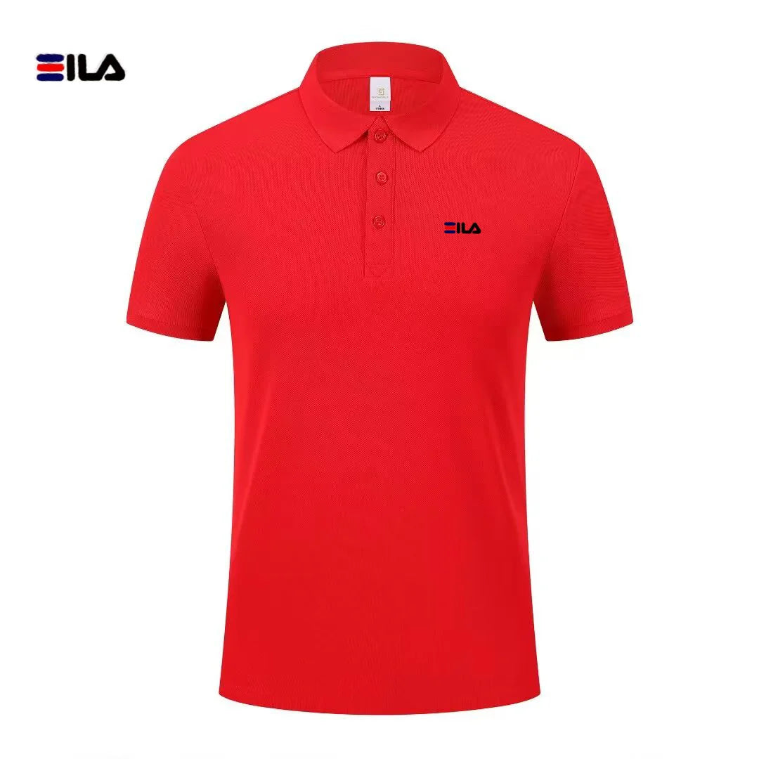 High end brand polo shirt short sleeved men's fashionable printed top summer new comfortable breathable casual lapel T-shirt