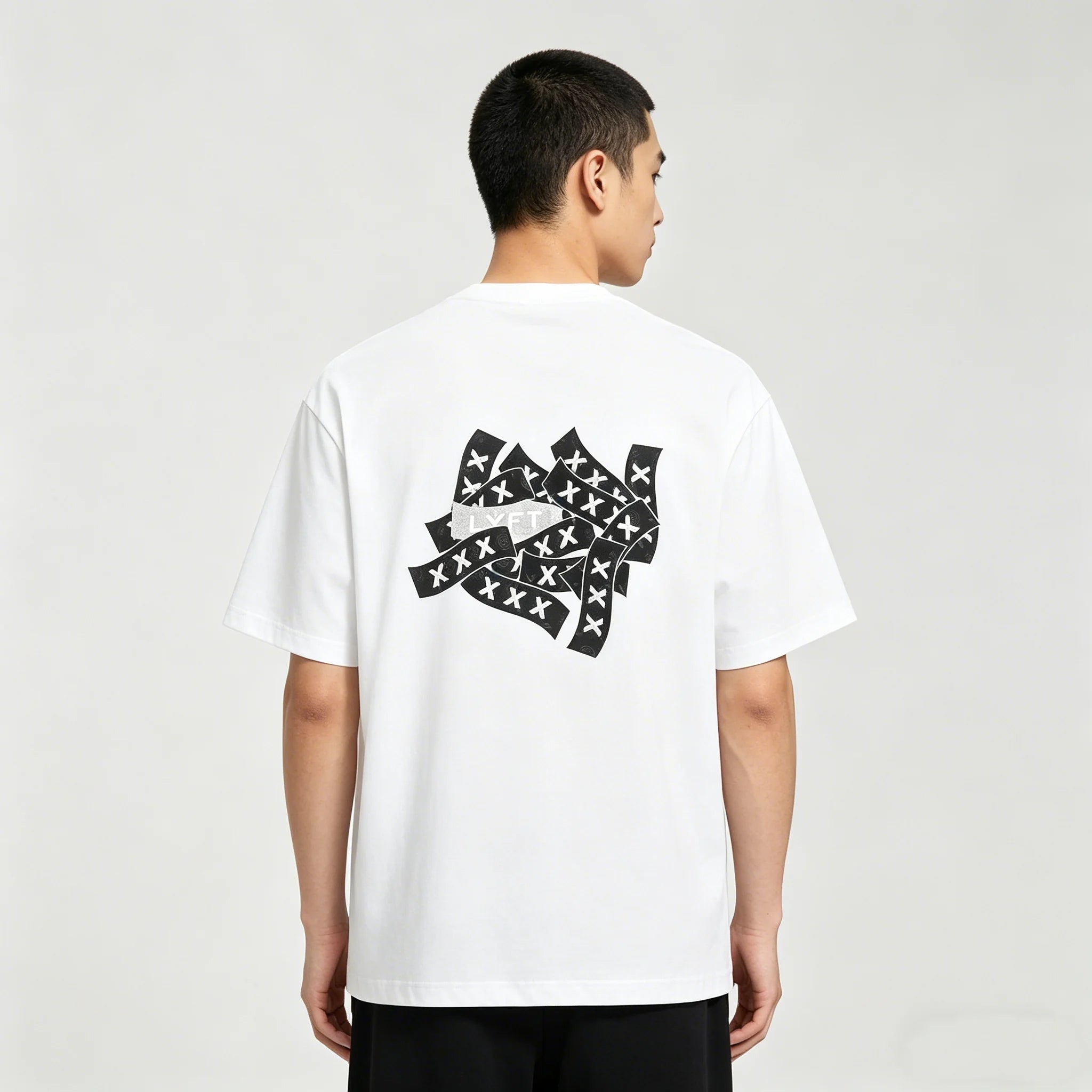 LYFT&XXX jointly Japan Brand Y2K Couple T-Shirts Men Street Fahion Oversize Loose Tee Hip Hop Harajuku Retro CBUM Unisex T Shirt ATFH