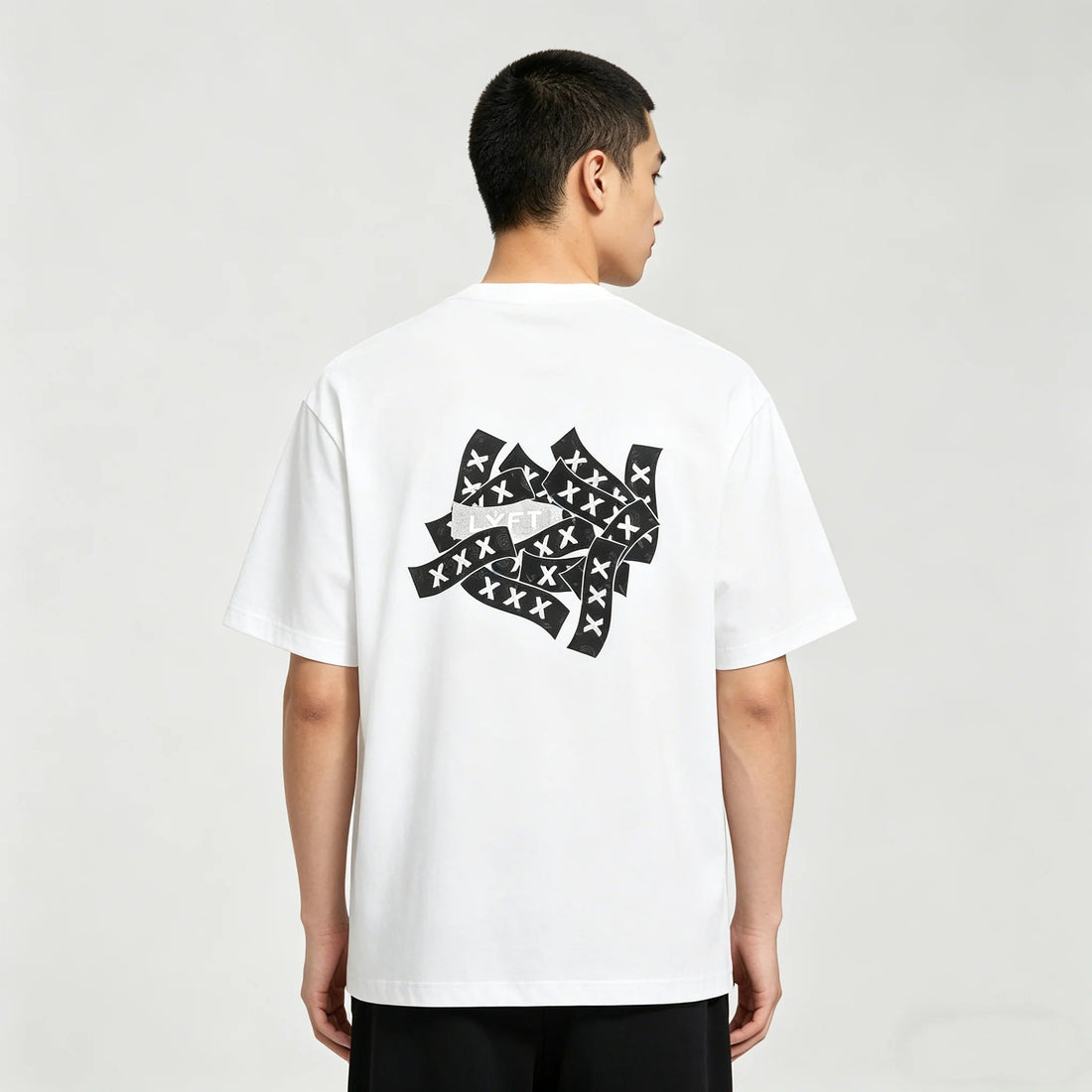 LYFT&XXX jointly Japan Brand Y2K Couple T-Shirts Men Street Fahion Oversize Loose Tee Hip Hop Harajuku Retro CBUM Unisex T Shirt ATFH