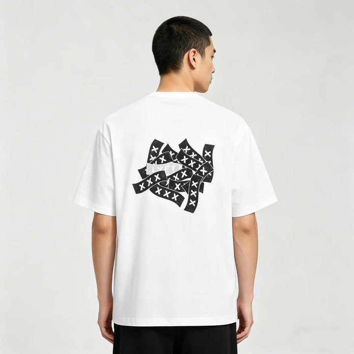 LYFT&XXX jointly Japan Brand Y2K Couple T-Shirts Men Street Fahion Oversize Loose Tee Hip Hop Harajuku Retro CBUM Unisex T Shirt ATFH