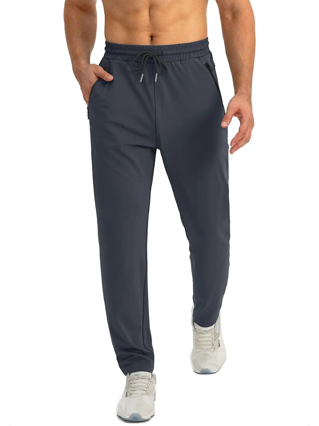 Men's sports pants, quick drying, loose fit, spring and summer running, outdoor casual pants, workwear