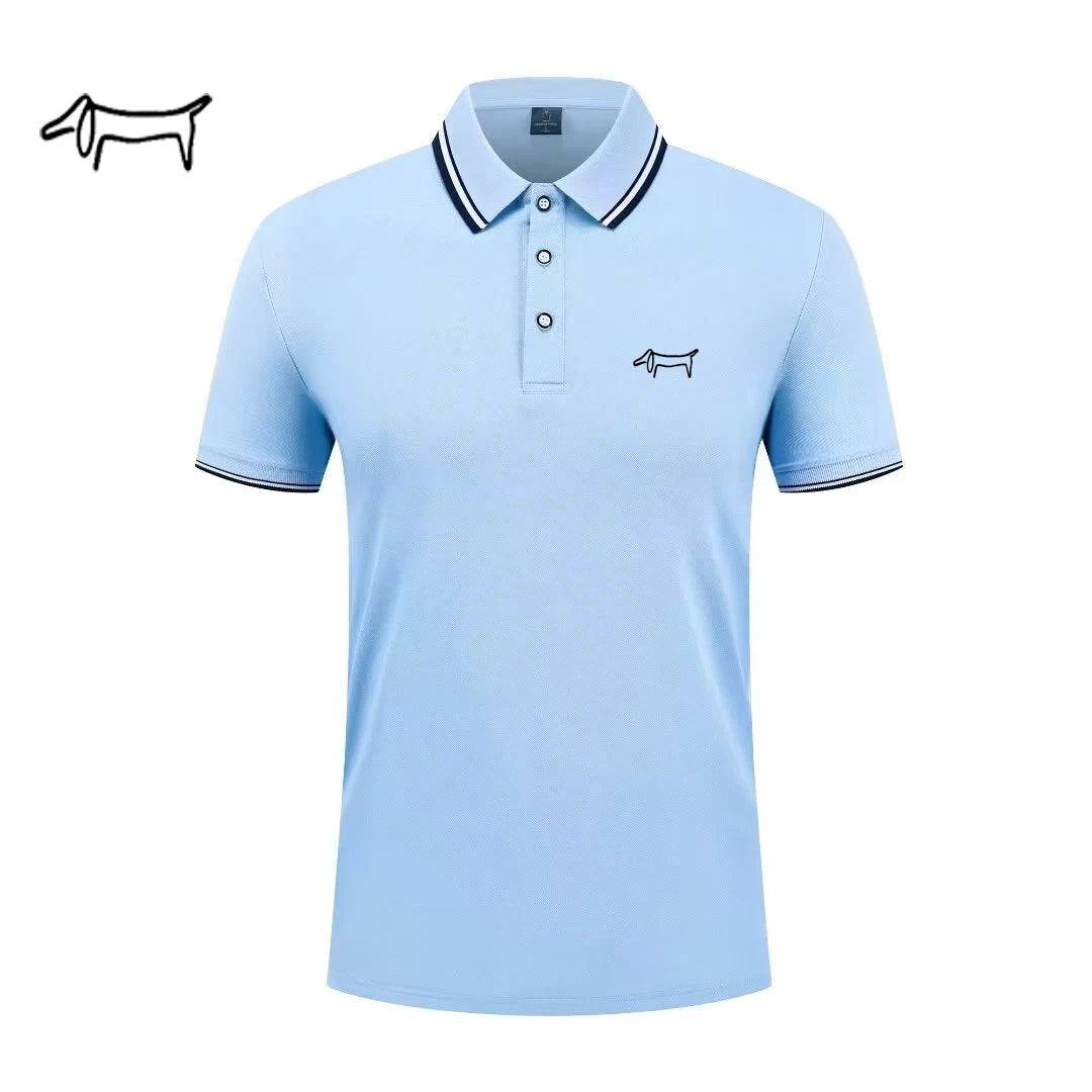 Summer New Polo Shirt Man,Light Luxury Brand Shirts,Fashion Short Sleeve Tops,Golf Wear Sports T Shirt,Men's Women Clothes