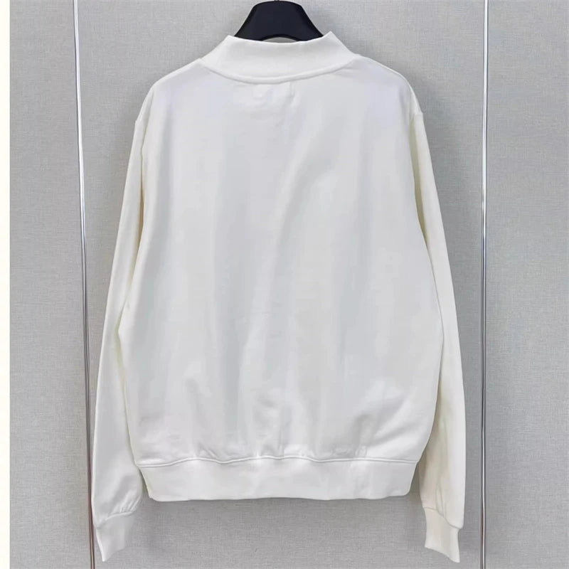 New 2026FW America Style Women O-Neck Long Sleeve Female Pullover Letter Embroidery Sweatshirts Vintage Casual Sports Lady Top - ATFH