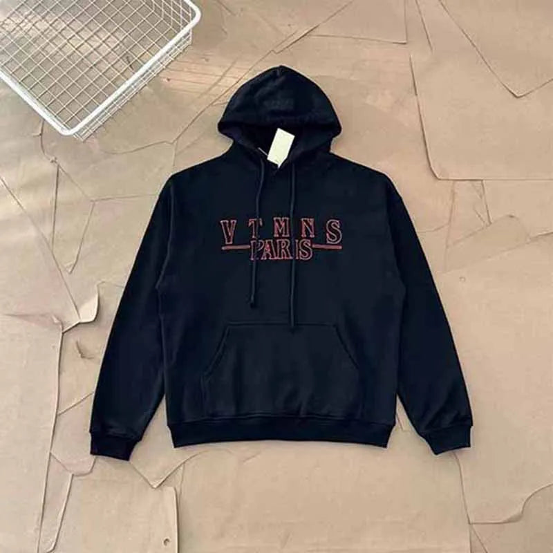 Top Grade 1:1 VT For Seasons Collection Printed Women Men Hooded Sweatshirt Hoodies OversizedMen Cotton Hoodie Pullover - ATFH